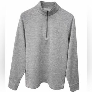 Greg Norman Collection Light Heather Gray Quarter-Zip Pullover (021)